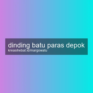 Dinding Batu Paras Depok