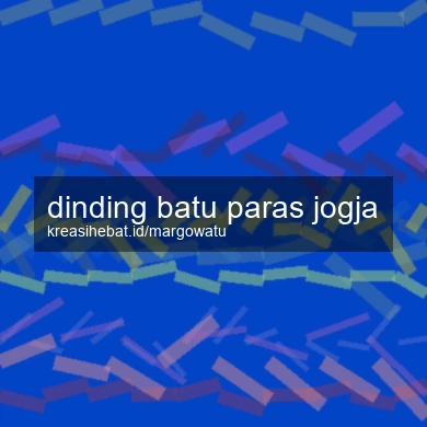 Dinding Batu Paras Jogja