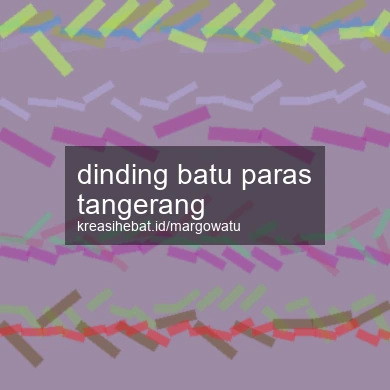 Dinding Batu Paras Tangerang