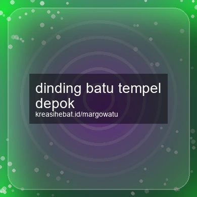 Dinding Batu Tempel Depok