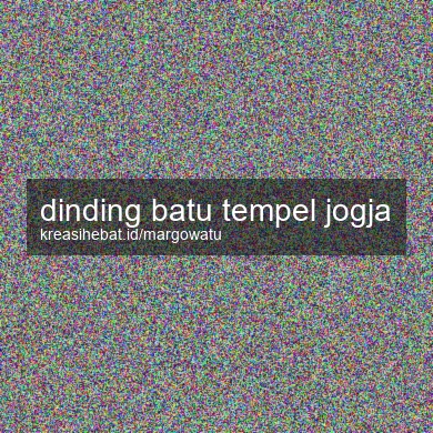 Dinding Batu Tempel Jogja