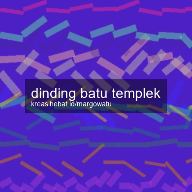 Dinding Batu Templek