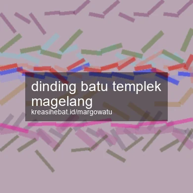 Dinding Batu Templek Magelang