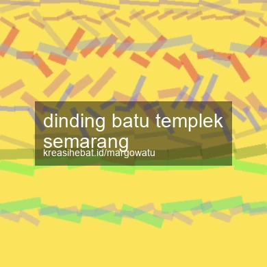 Dinding Batu Templek Semarang