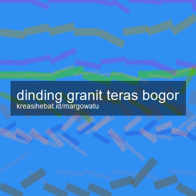 Dinding Granit Teras Bogor