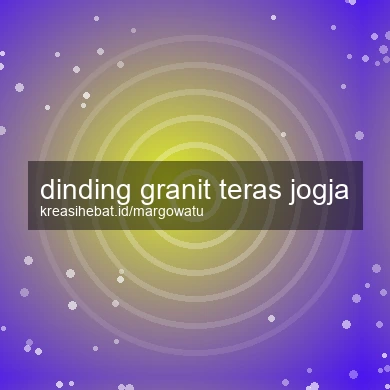 Dinding Granit Teras Jogja