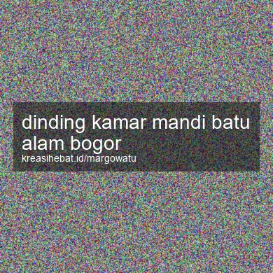Dinding Kamar Mandi Batu Alam Bogor