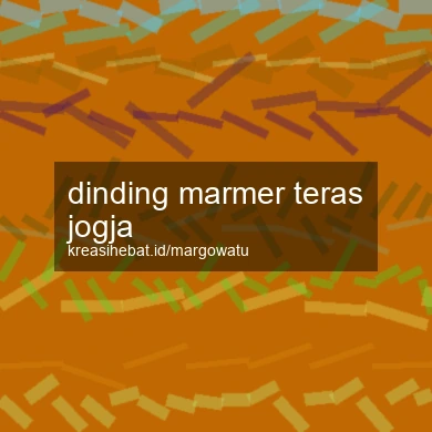 Dinding Marmer Teras Jogja