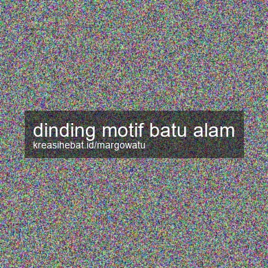 Dinding Motif Batu Alam
