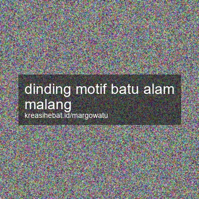 Dinding Motif Batu Alam Malang