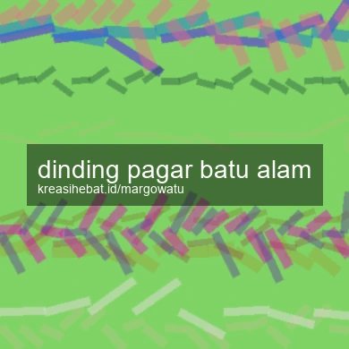 Dinding Pagar Batu Alam