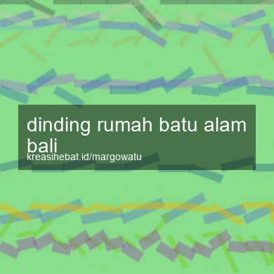 Dinding Rumah Batu Alam Bali