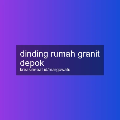 Dinding Rumah Granit Depok