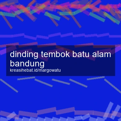 Dinding Tembok Batu Alam Bandung