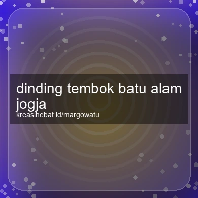 Dinding Tembok Batu Alam Jogja