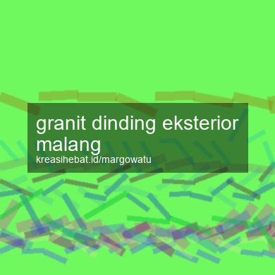 Granit Dinding Eksterior Malang