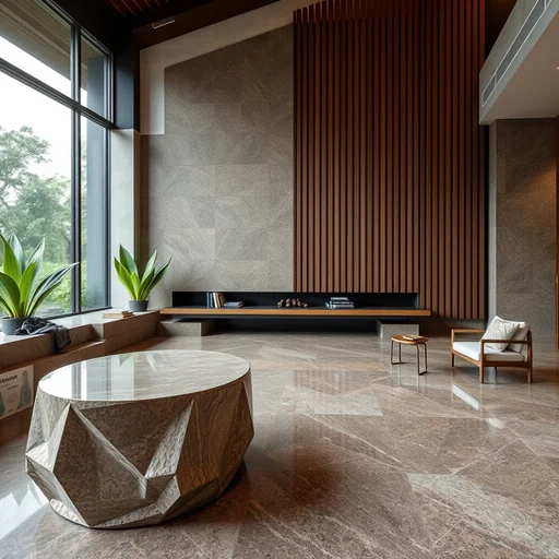 Granit Dinding Ruang Tamu Tangerang