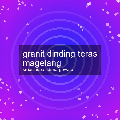Granit Dinding Teras Magelang