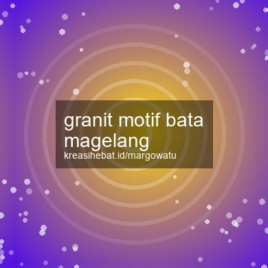 Granit Motif Bata Magelang