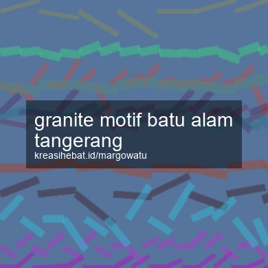Granite Motif Batu Alam Tangerang