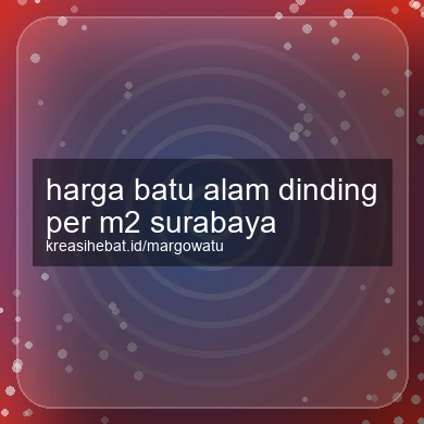 Harga Batu Alam Dinding Per M2 Surabaya