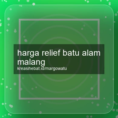 Harga Relief Batu Alam Malang