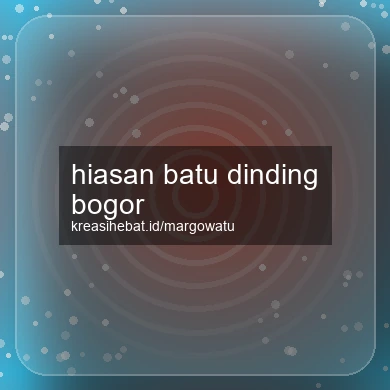Hiasan Batu Dinding Bogor