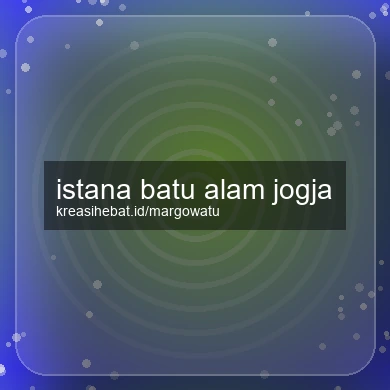 Istana Batu Alam Jogja