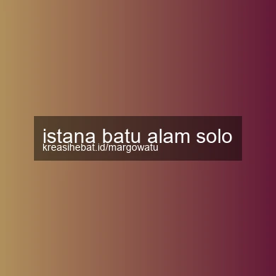 Istana Batu Alam Solo
