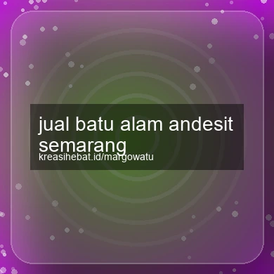 Jual Batu Alam Andesit Semarang