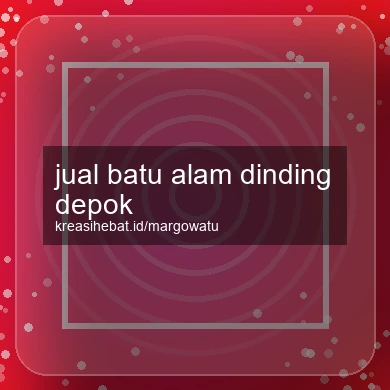 Jual Batu Alam Dinding Depok