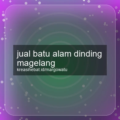 Jual Batu Alam Dinding Magelang