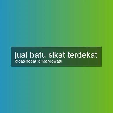 Jual Batu Sikat Terdekat