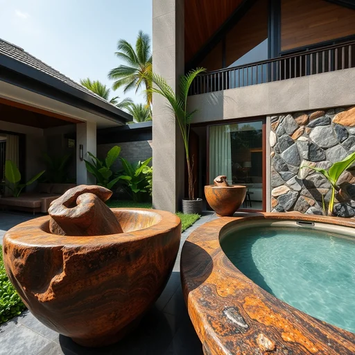 Kamar Mandi Lantai Batu Kerikil Tangerang