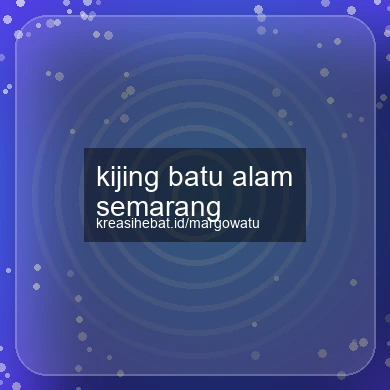 Kijing Batu Alam Semarang