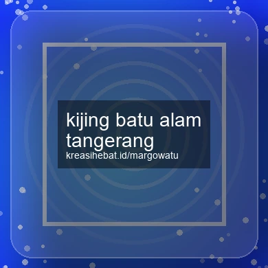 Kijing Batu Alam Tangerang