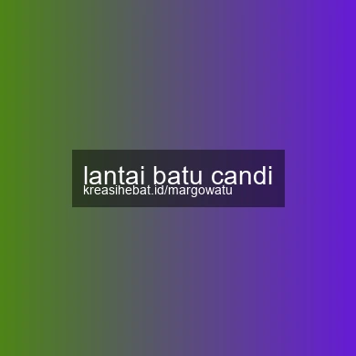 Lantai Batu Candi
