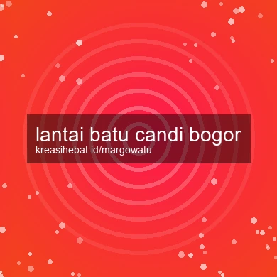 Lantai Batu Candi Bogor