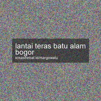 Lantai Teras Batu Alam Bogor