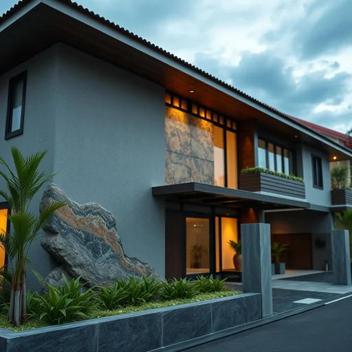 Lantai Teras Batu Alam Tangerang