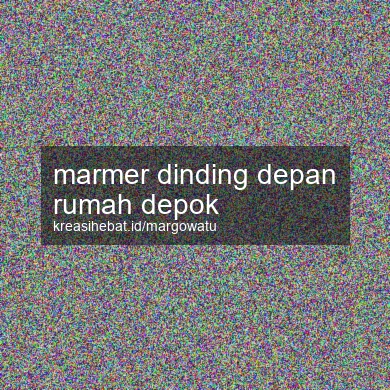 Marmer Dinding Depan Rumah Depok
