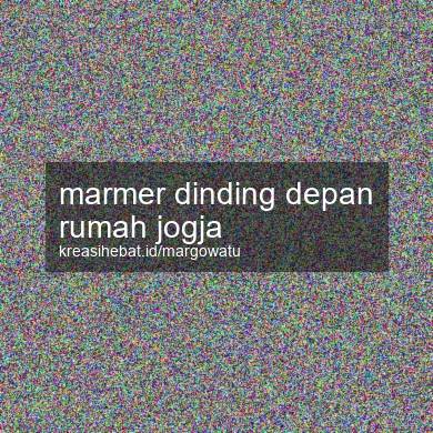 Marmer Dinding Depan Rumah Jogja