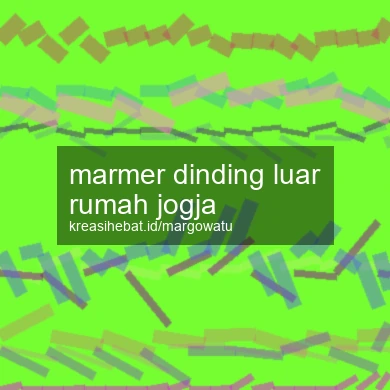 Marmer Dinding Luar Rumah Jogja