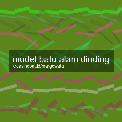 Model Batu Alam Dinding