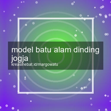 Model Batu Alam Dinding Jogja