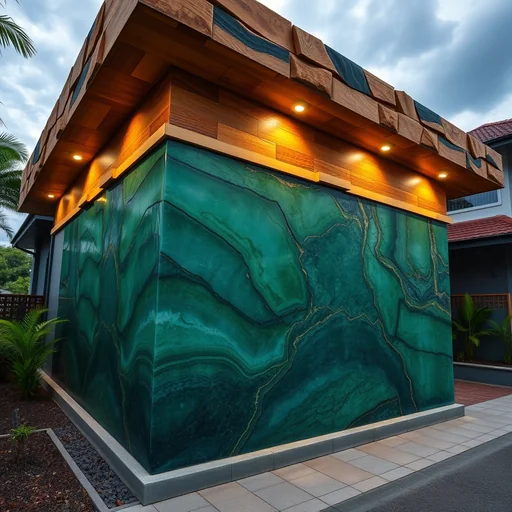 Model Tembok Pagar Batu Alam Tangerang