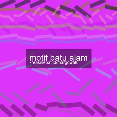 Motif Batu Alam