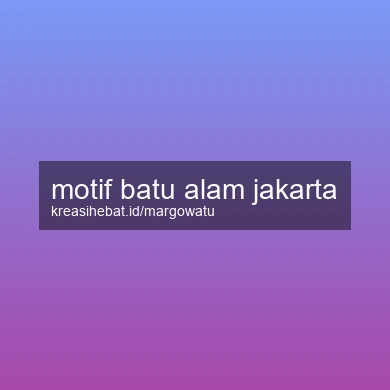 Motif Batu Alam Jakarta