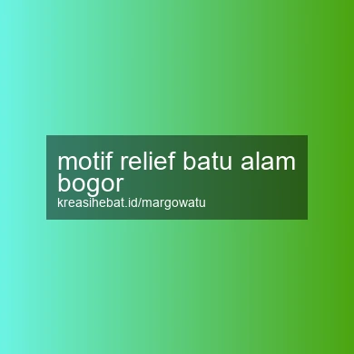 Motif Relief Batu Alam Bogor