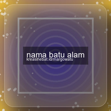 Nama Batu Alam